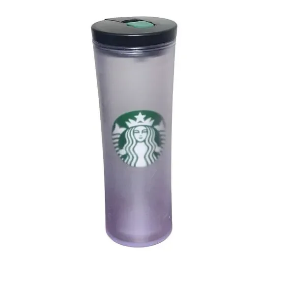 Starbucks Frosted 20oz Pop Top Cold Drink Tumbler Travel Cup