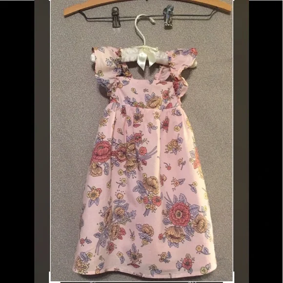 💙 baby GAP Floral Dress, Size: 2T