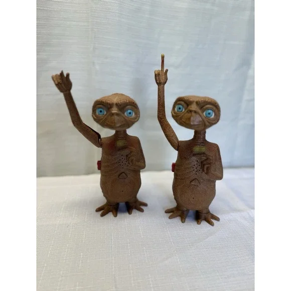 Vintage 2002 E.T. The Extra-Terrestrial Electronic Talking Figure Untested Note