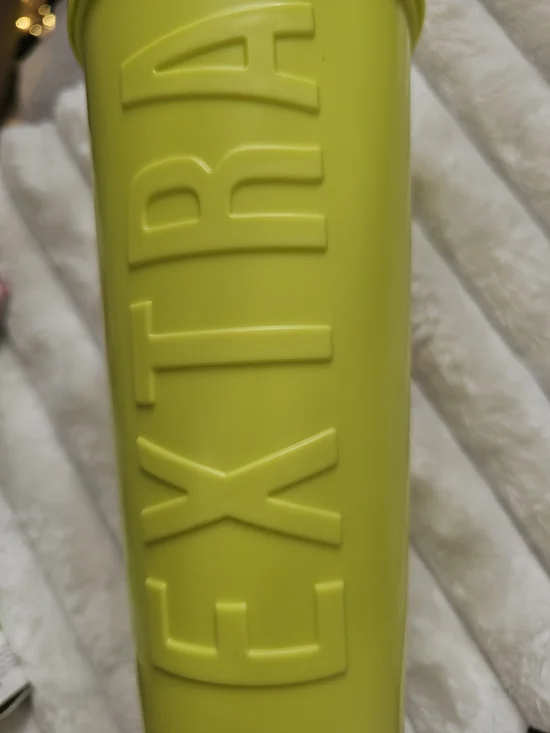 Target Neon Yellow 'EXTRA' Travel Tumbler with Straw