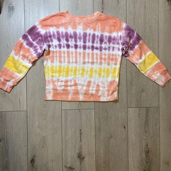 GAP‎ Kids Tie Dye Crewneck Sweatshirt S (6-7)