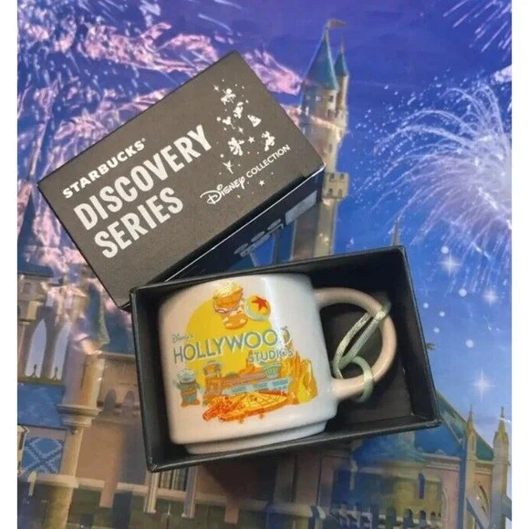 2024‎ Disney Parks Hollywood Starbucks Ornament Cup Discovery Series 2 oz…