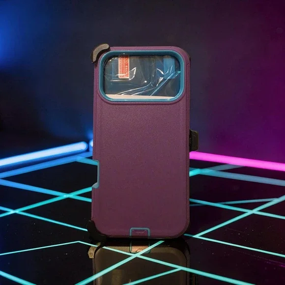 IPhone 17 Pro Max Heavy Duty Phone Case w/Belt Clip Holster & Screen Protector