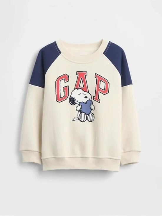 GAP Kids Snoopy Heart Sweatshirt Size 3 Toddler NEW