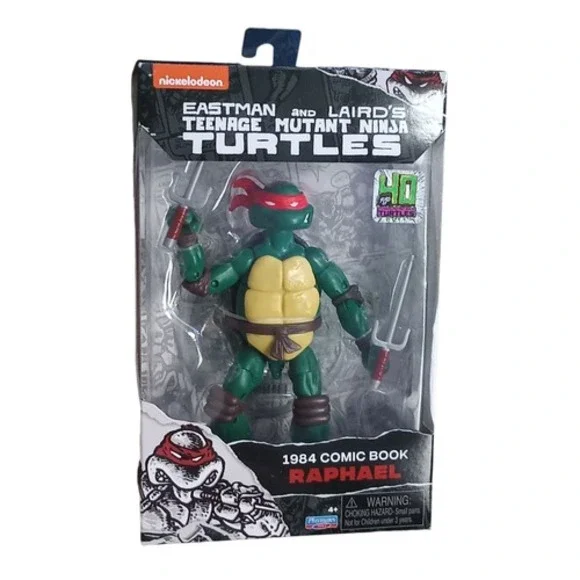 Playmates TMNT 40th Anniversary Comic Book Series Raphael Action Figure
