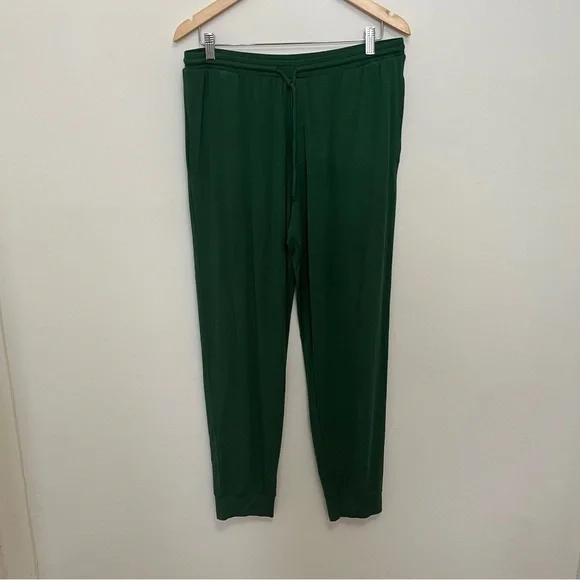 Eberjey Green Pajama Pants Jogger Style NWT Size M