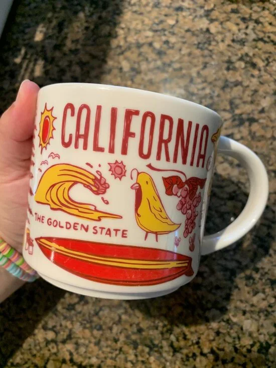 Starbucks Been There Series 14 oz Mug California The Golden State