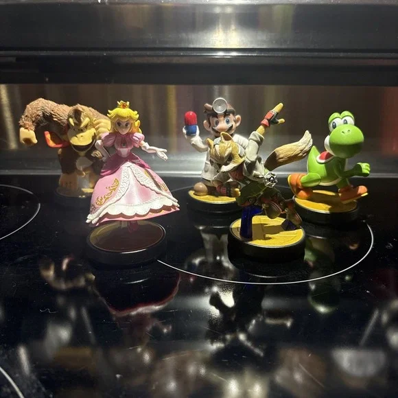 Amiibo Lot Smash Bros Dr Mario Donkey Kong Kirby Yoshi Fox Princess Nintendo