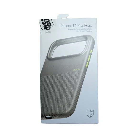 Nn1-O Beats iPhone 17 Pro Max Rugged Case w/MagSafe &‎ Camera Control Gray/Lime