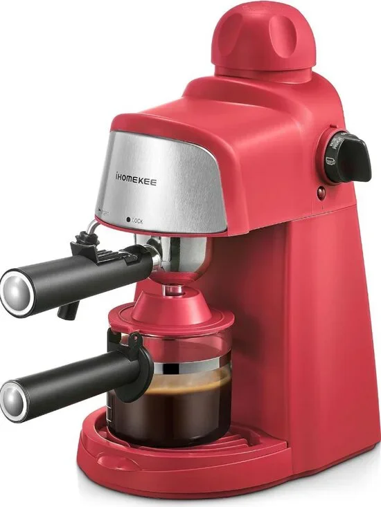 Espresso & Cappuccino Maker, 3.5 Bar, 4 Cup Coffee Machine with Milk Frother