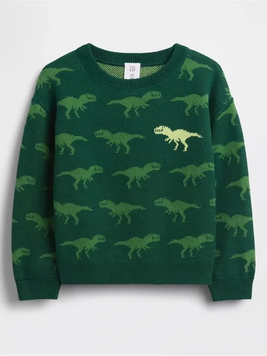 Gap Kids Dinosaur Knit Sweater