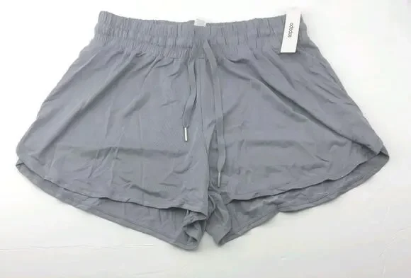 ODODOS Women's PeachSoft Lounge Shorts Drawstring High Waist Sleepwear Size L
