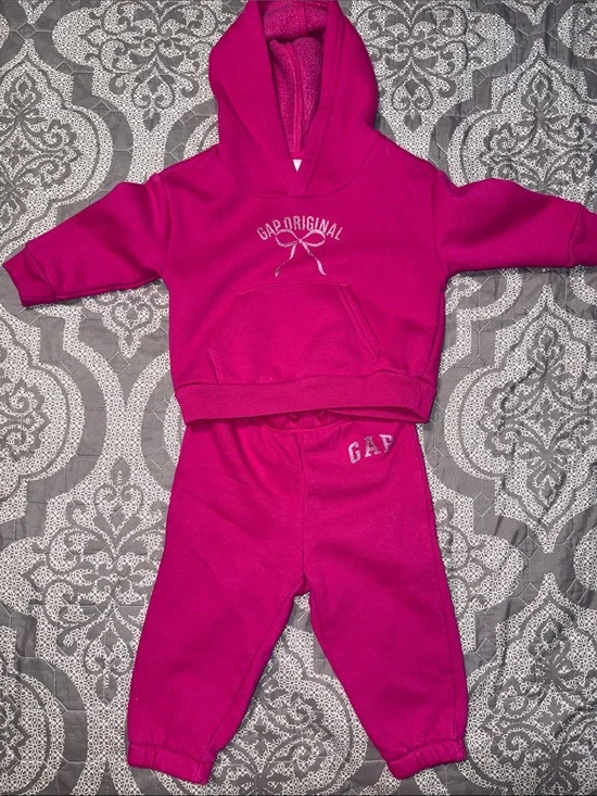 GAP Hot Pink Hoodie & Jogger Set