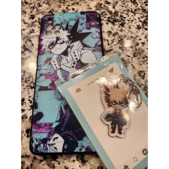 Bakugo Phone Case and Keychain- My Hero Academia‎
