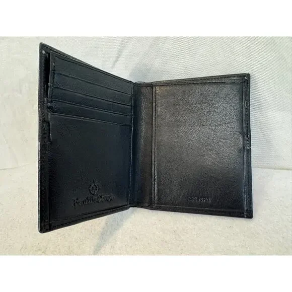 Men's Black Leather‎ Bi-fold Wallet Franklin Covey - 4 3/4