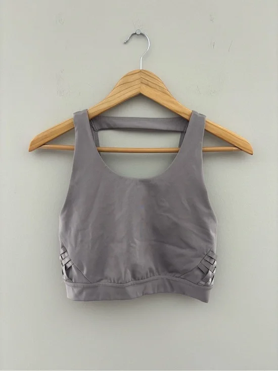 Under Armour Purple Racerback Sports Bra Tank Women's Athletic Workout Top M