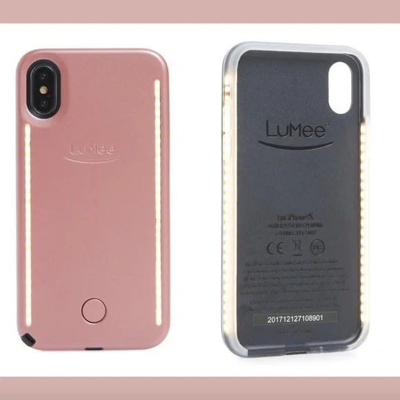 NWD‎ $70 Lumee LED Lighted Apple iPhone X Case Rose