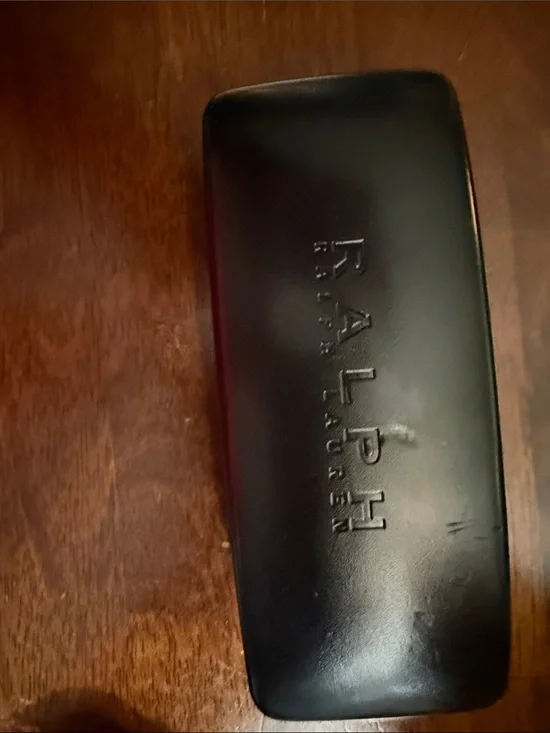 Ralph Lauren Black Hard Eyeglass Case