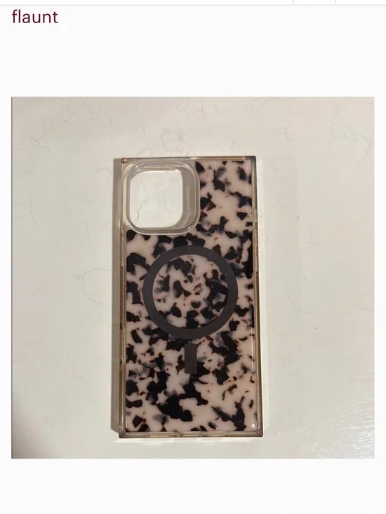 Tortoiseshell Phone Case with MagSafe Compatibility - Flaunt iPhone 15ProMax