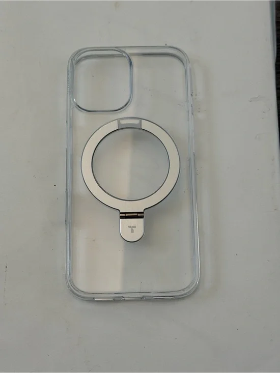 TORRAS for iPhone 17 Case Clear Magnetic Stand, Fit for MagSafe, 6.3