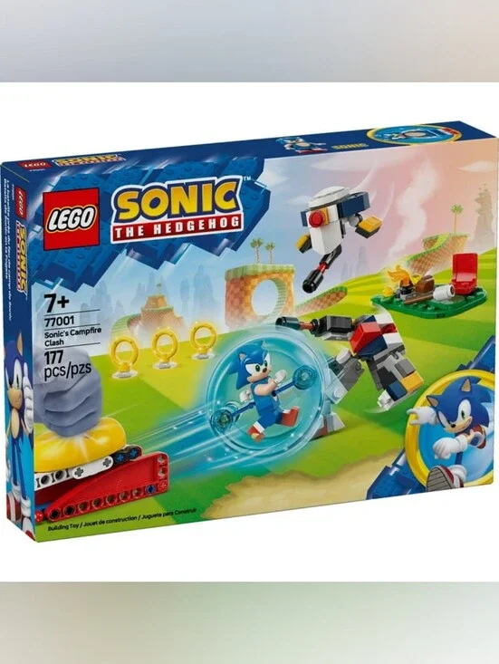 NIB LEGO Sonic the Hedgehog: Sonic's Campfire Clash 77001 177 Pcs - Building Toy