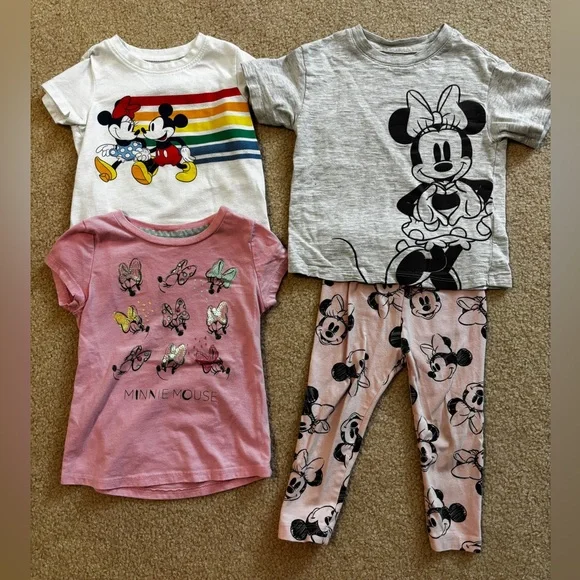 Minnie Mouse Set Size 2T, 3T, 18-24 Months
