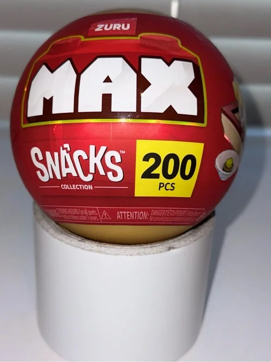 ZURU MAX Snacks Collection Mystery Capsule 200 PCS New Sealed