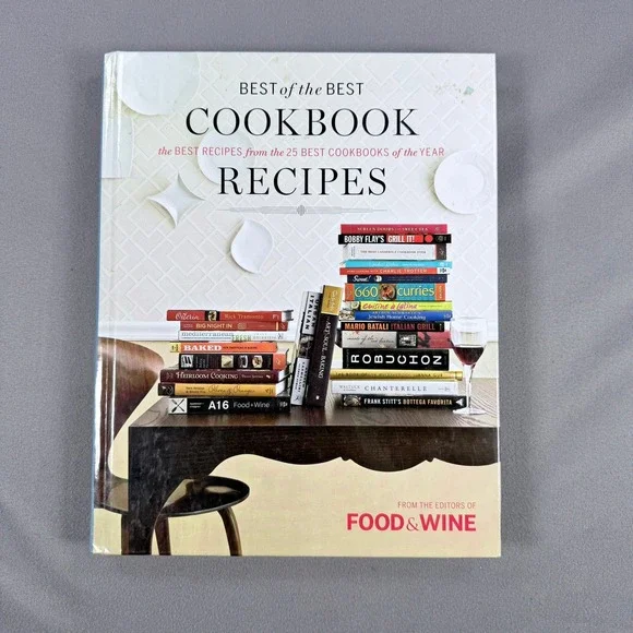 Food & Wine Best of the Best Cookbook Recipes Hardcover 2009 Vol 12 Cooking