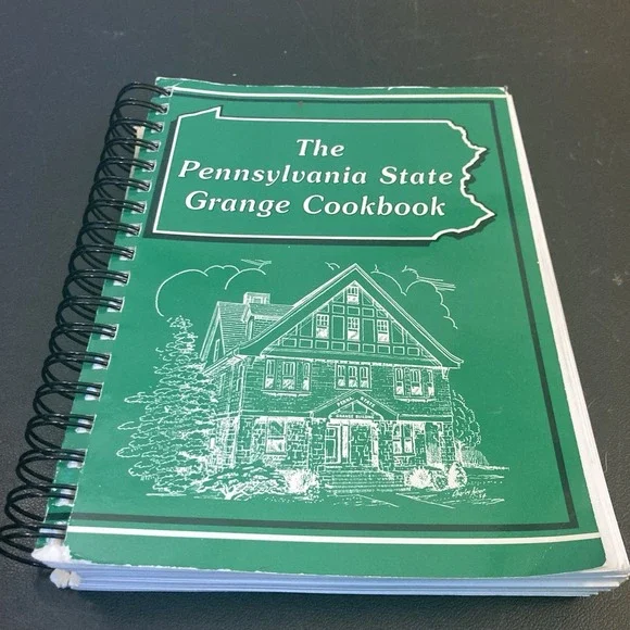 The Pennsylvania State Grange Cookbook - 1st Printing 1992 Vtg Spiral Recipe HTF