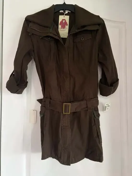 Murmur Brown Cotton Utility Jacket Style No. 3358