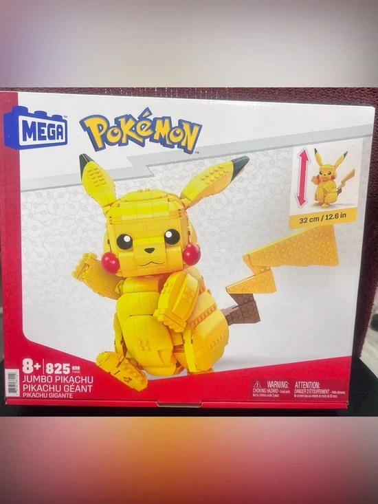 Pikachu Building Figure Toy - Yellow