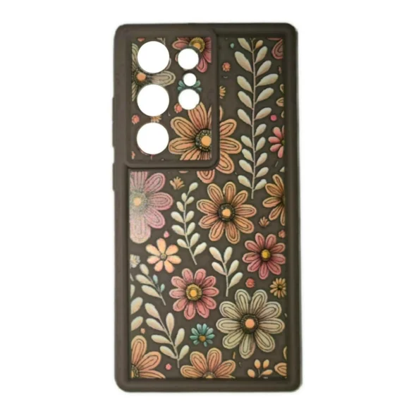 Silicone Case - Samsung Galaxy S24 Ultra - Fall Floral - NEW