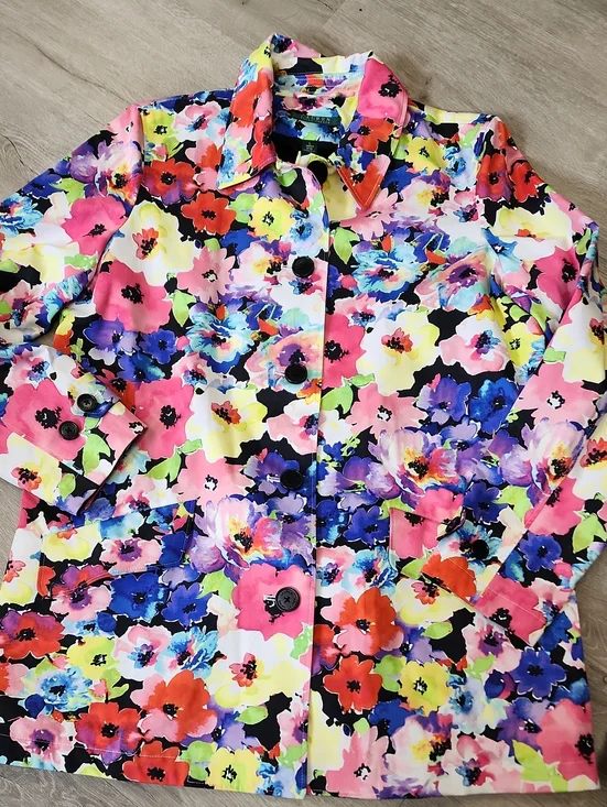 Lauren Ralph Lauren Multi-Color Floral Blazer