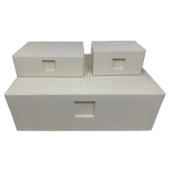 IKEA LEGO Bygglek Set If 3 Storage Boxes With Random Legos