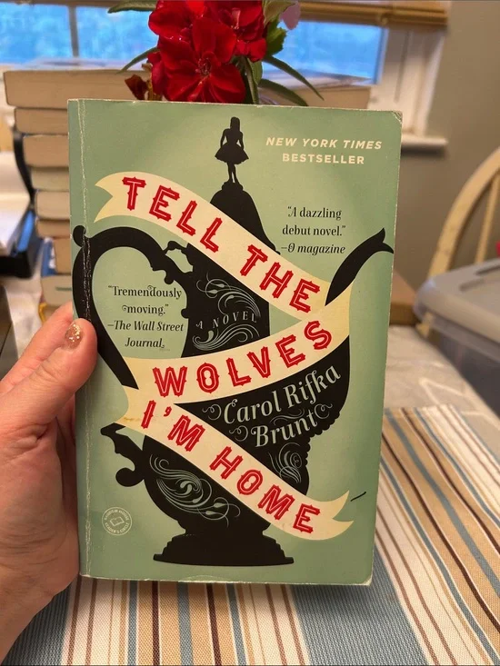 Classic Mint Green Paperback Novel - Tell the Wolves I'm Home