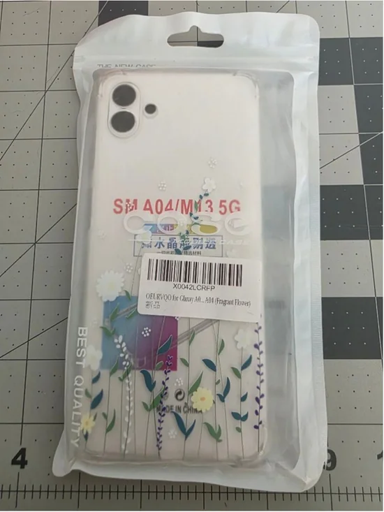 Clear‎ Floral Phone Case for Samsung SM A04/M13 5G