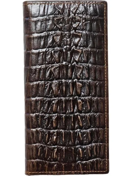 Vintage Genuine Leather Bifold Wallet for Men, RFID Blocking, Zipped Coin Purse