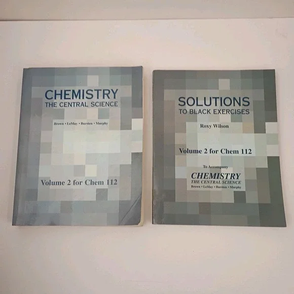 Chemistry The Central Science Vol 2 for Chem 112 + Solutions to Black Exercises