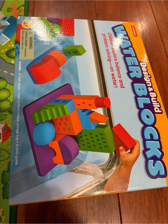 Design & Build Water Blocks Floating Foam Building Set - Multicolor