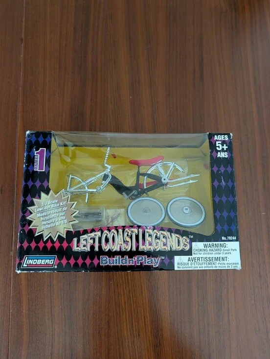 Lindberg Left Coast Legends Black Magic 1:8 Lowrider Bike Kit Sealed