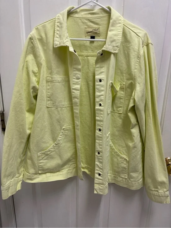 Universal Thread Pale Lemon Utility Jacket
