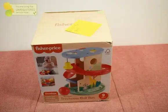 Fisher-Price Wooden Treehouse Ball Run Baby & Toddler Toy (Incomplete)