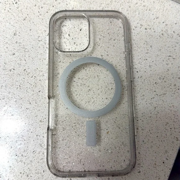 iPhone 16 Waterfall glitter MagSafe case-New without a box.