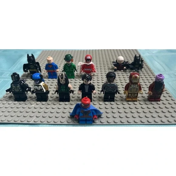 100% Authentic Lego Marvel DC Superhero Villains Minifigure Parts As-is See Pics