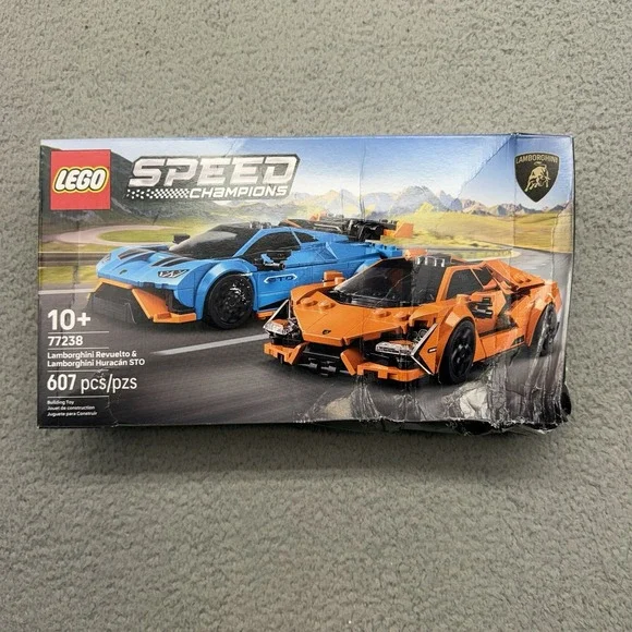 NIOB LEGO 77238 Speed Champions Lamborghini Revuelto & Huracan STO Sealed Bags