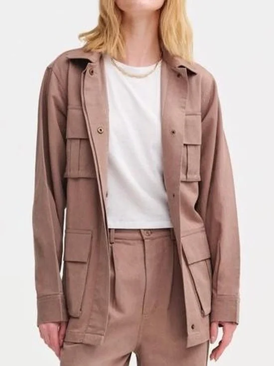 Mate the label tencel twill utility jacket medium NWT