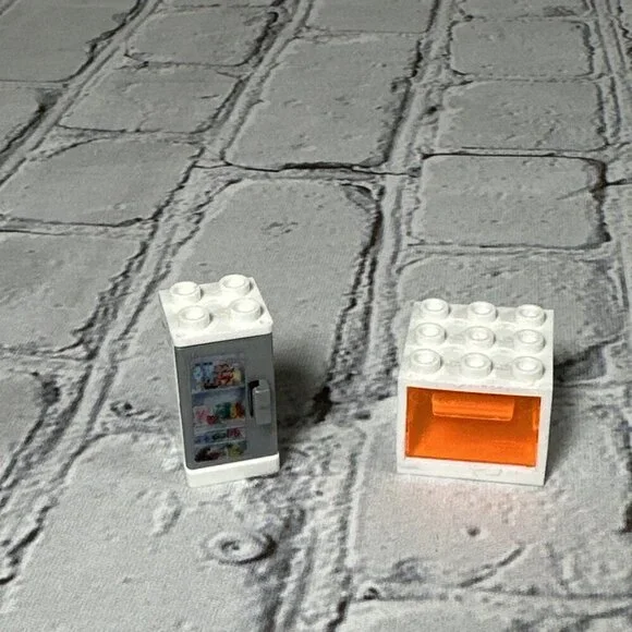 Mega Bloks Kitchen Accessories Oven And Refrigerator