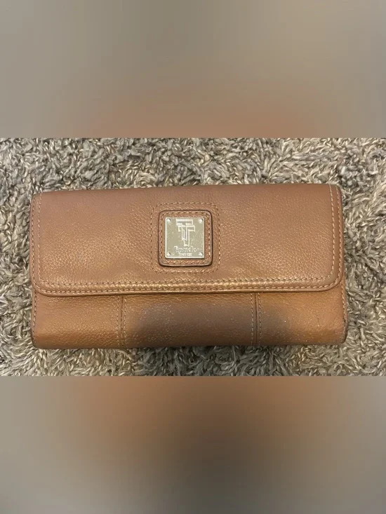 Brown Leather Tignanello Wallet