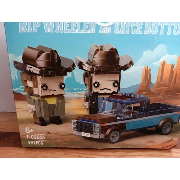 Dutton Ranch Building Blocks Set Yellowstone Merchandise Collection Kayce Dutton