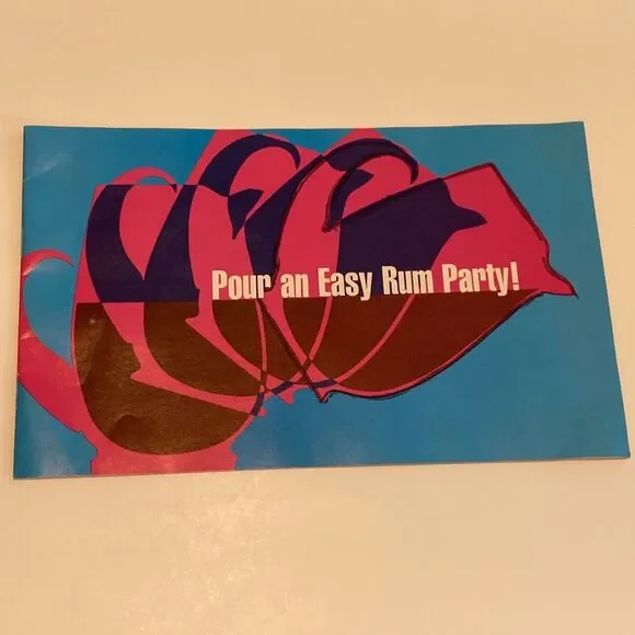 Vintage RUM Recipe Bar Booklet Advertising Ephemera 1975 Rums Of Peurto Rico